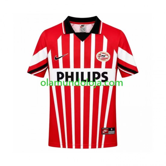 Camisola PSV Eindhoven 1997 Retro Homem Equipamento Primeiro Manga Curta